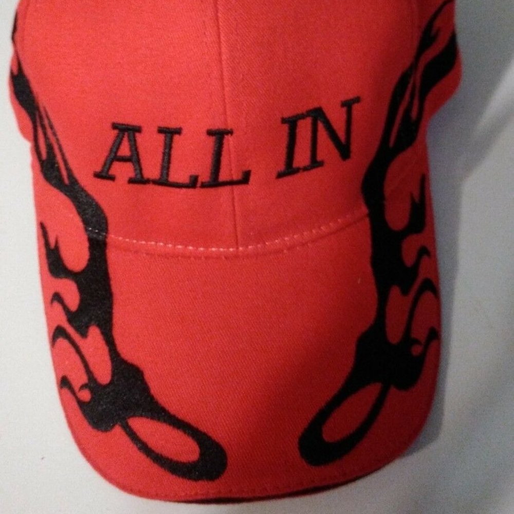 Poker Hat Men Baseball Cap says ALL IN Embroidery